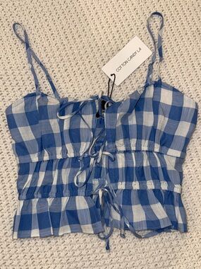 Plaid Top